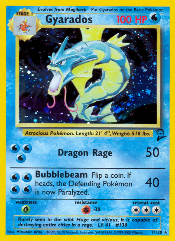 Gyarados (7/130) [Base Set 2] | Fandemonia Ltd