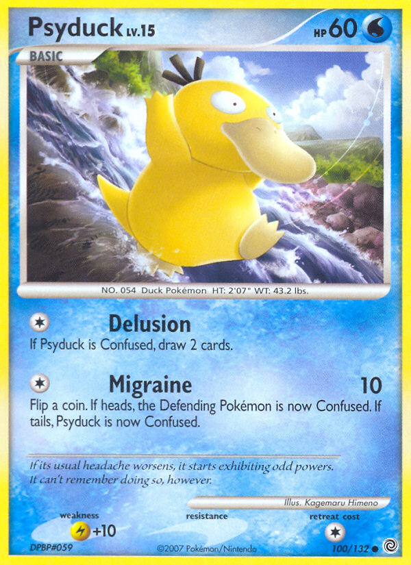 Psyduck (100/132) [Diamond & Pearl: Secret Wonders] | Fandemonia Ltd