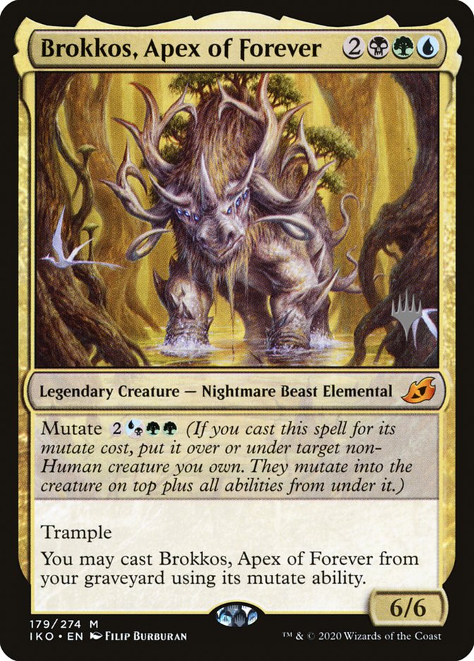 Brokkos, Apex of Forever (Promo Pack) [Ikoria: Lair of Behemoths Promos] | Fandemonia Ltd