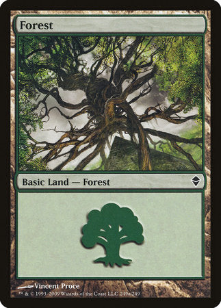 Forest (249a) [Zendikar] | Fandemonia Ltd