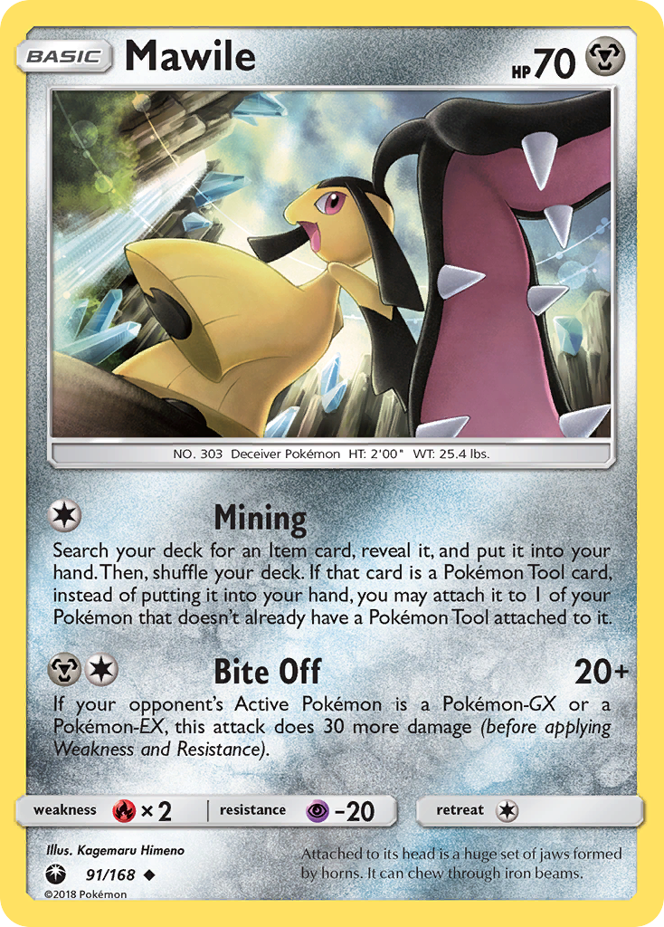 Mawile (91/168) [Sun & Moon: Celestial Storm] | Fandemonia Ltd