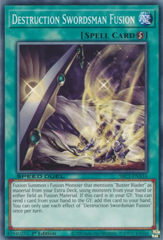 Destruction Swordsman Fusion [SBC1-ENA16] Common | Fandemonia Ltd