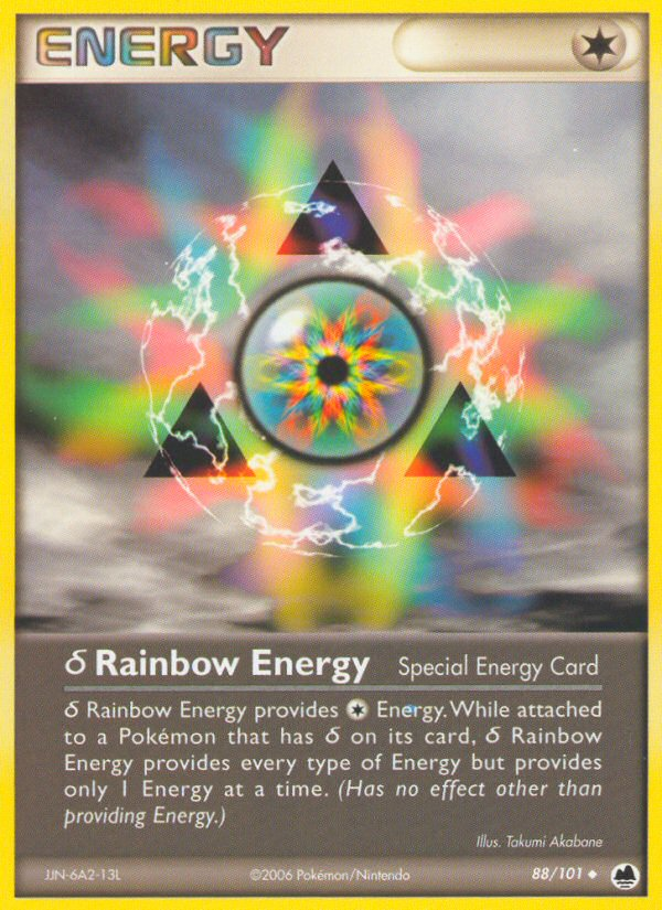 Rainbow Energy (88/101) (Delta Species) [EX: Dragon Frontiers] | Fandemonia Ltd