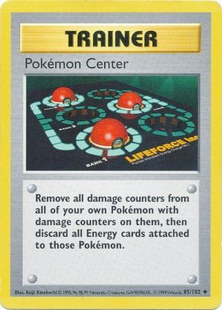 Pokemon Center (85/102) [Base Set Shadowless Unlimited] | Fandemonia Ltd