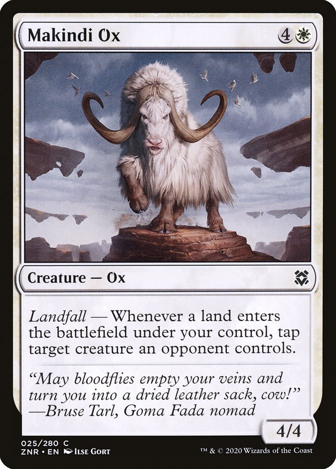 Makindi Ox [Zendikar Rising] | Fandemonia Ltd