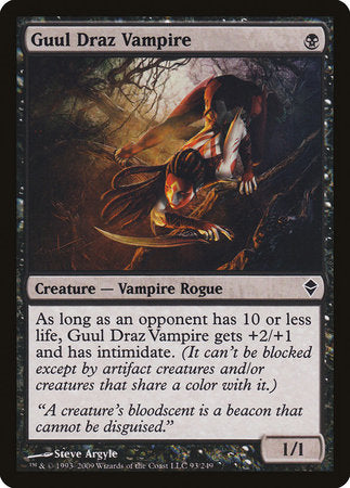 Guul Draz Vampire [Zendikar] | Fandemonia Ltd