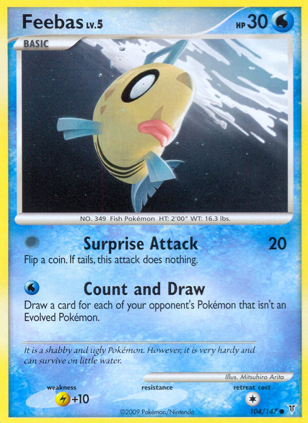 Feebas (104/147) [Platinum: Supreme Victors] | Fandemonia Ltd