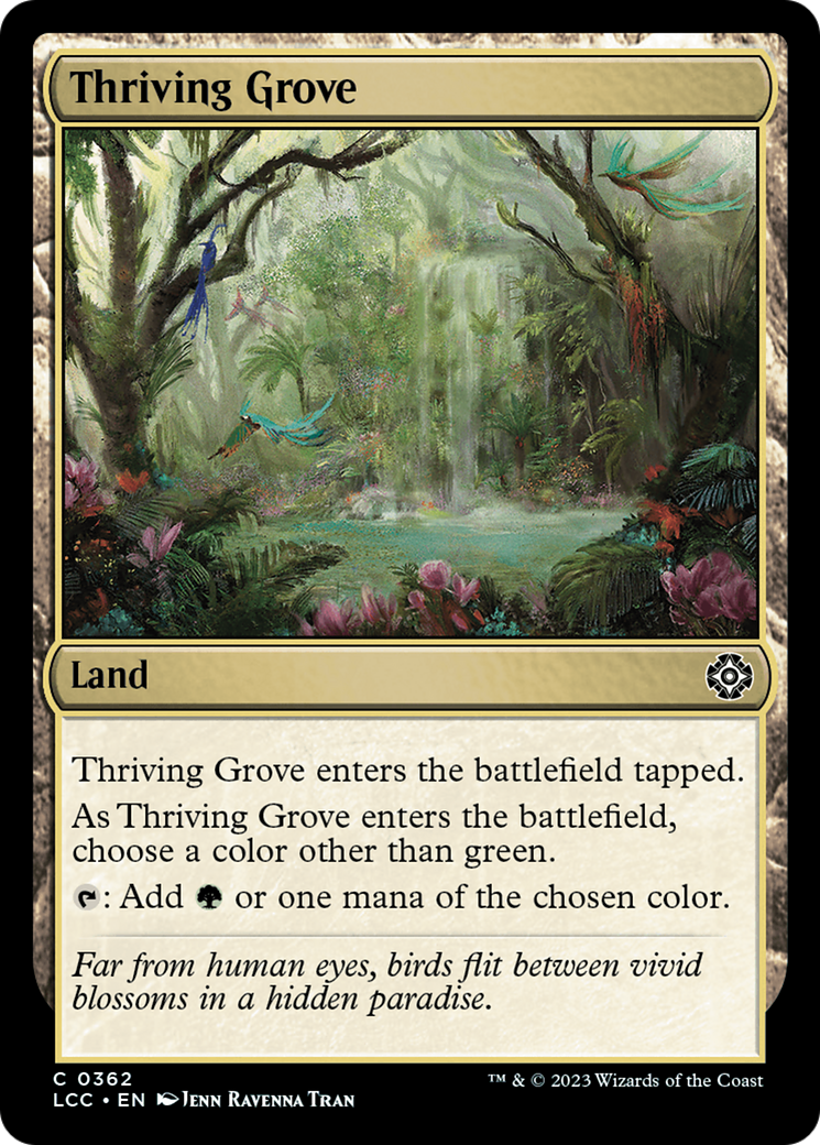 Thriving Grove [The Lost Caverns of Ixalan Commander] | Fandemonia Ltd