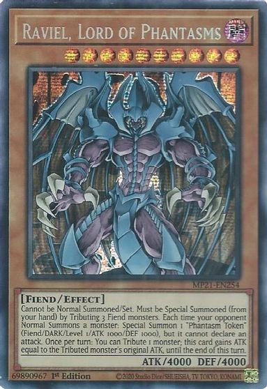 Raviel, Lord of Phantasms [MP21-EN254] Prismatic Secret Rare | Fandemonia Ltd