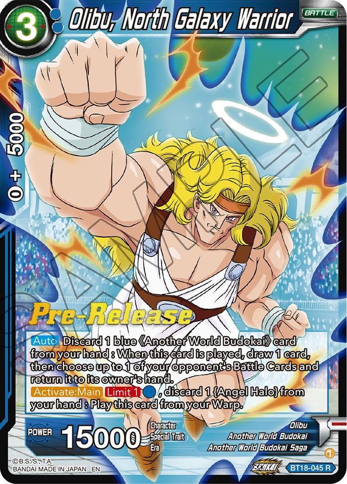 Olibu, North Galaxy Warrior (BT18-045) [Dawn of the Z-Legends Prerelease Promos] | Fandemonia Ltd