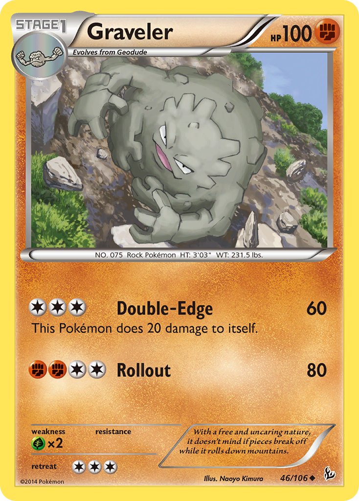 Graveler (46/106) [XY: Flashfire] | Fandemonia Ltd