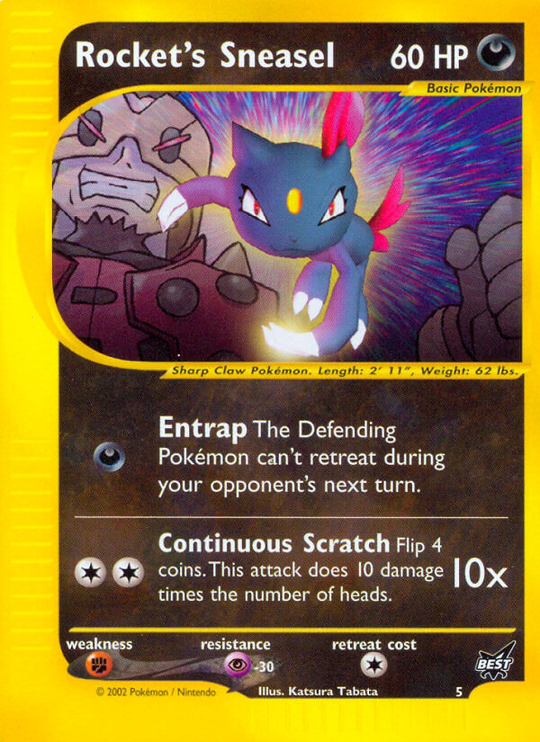 Rocket's Sneasel (5) [Best of Promos] | Fandemonia Ltd