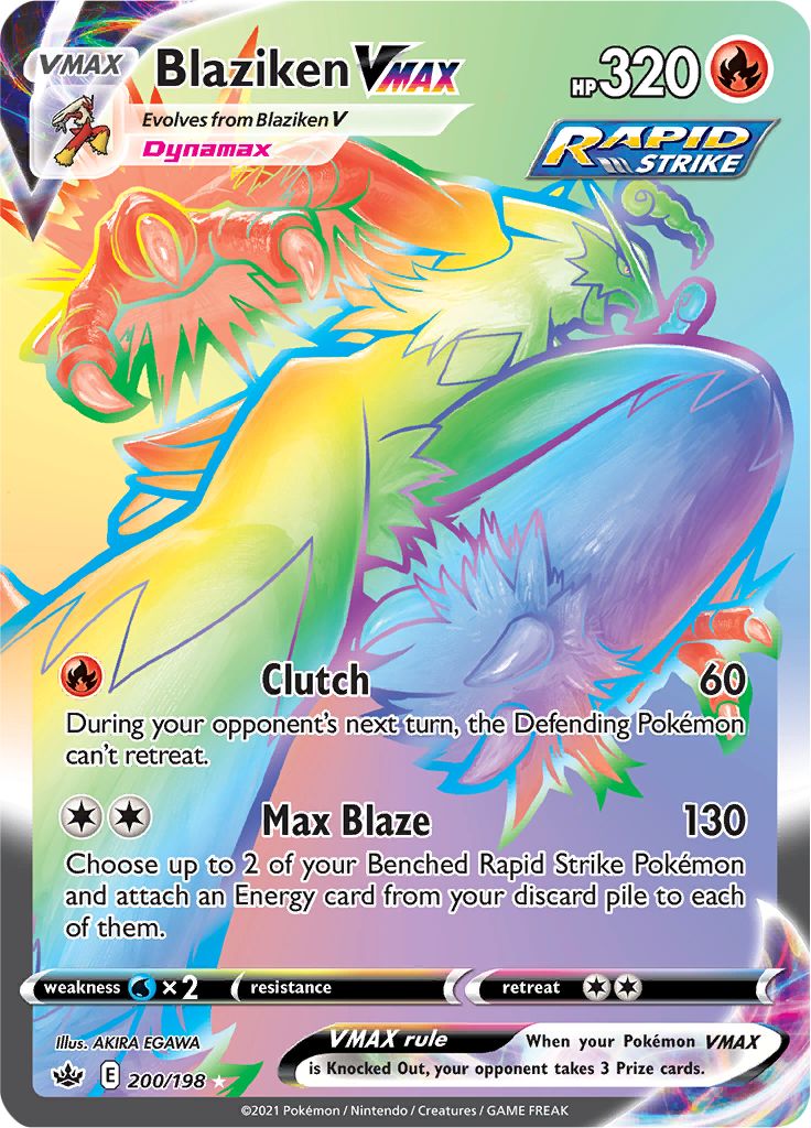 Blaziken VMAX (200/198) [Sword & Shield: Chilling Reign] | Fandemonia Ltd