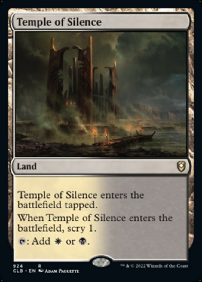 Temple of Silence [Commander Legends: Battle for Baldur's Gate] | Fandemonia Ltd