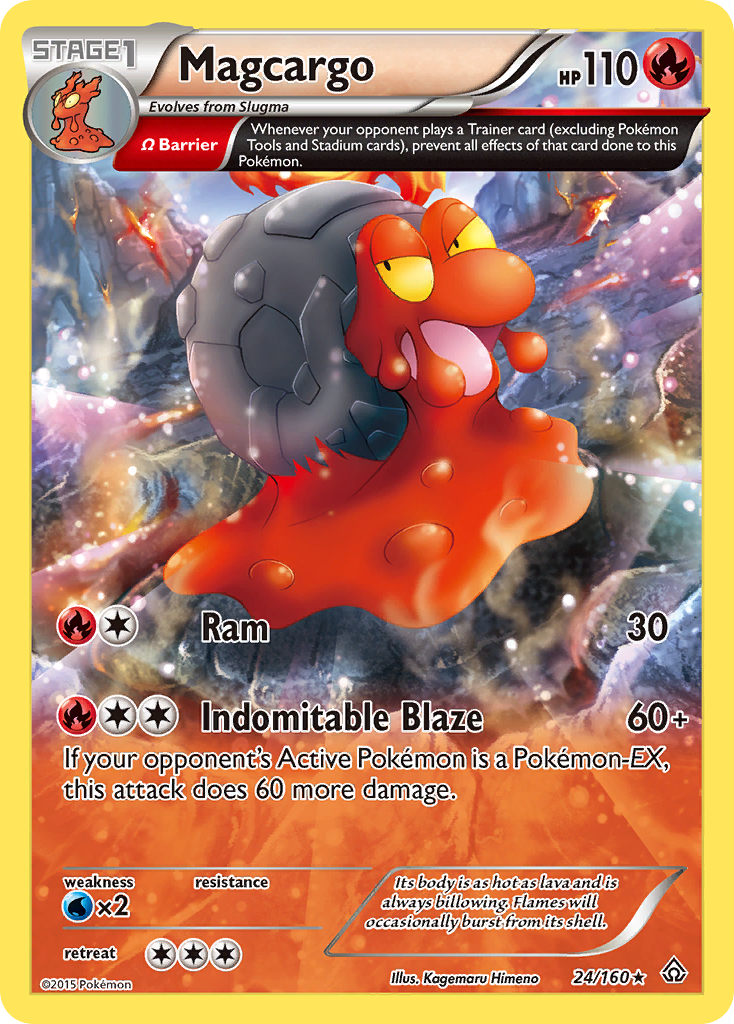 Magcargo (24/160) [XY: Primal Clash] | Fandemonia Ltd