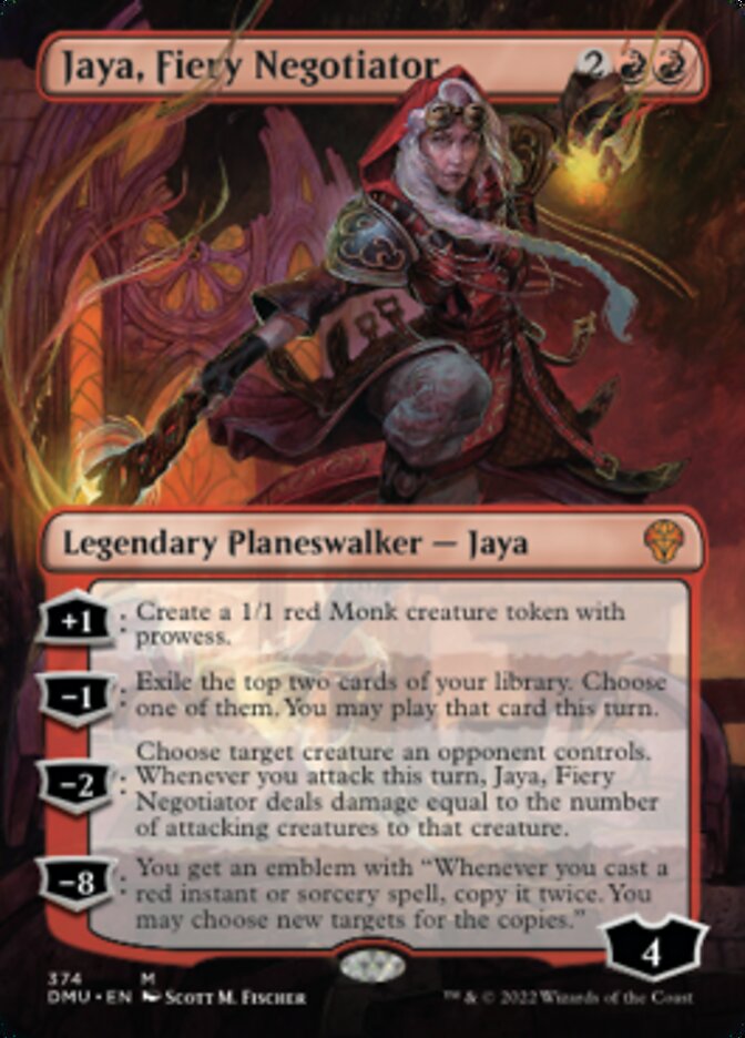 Jaya, Fiery Negotiator (Borderless) [Dominaria United] | Fandemonia Ltd