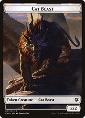 Cat Beast Token [Zendikar Rising] | Fandemonia Ltd