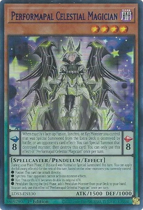 Performapal Celestial Magician (Blue) [LDS3-EN130] Ultra Rare | Fandemonia Ltd