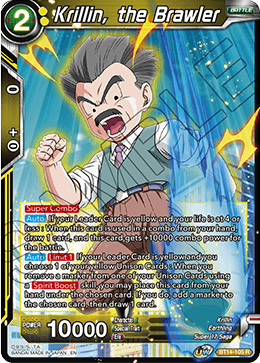 Krillin, the Brawler (BT14-105) [Cross Spirits] | Fandemonia Ltd