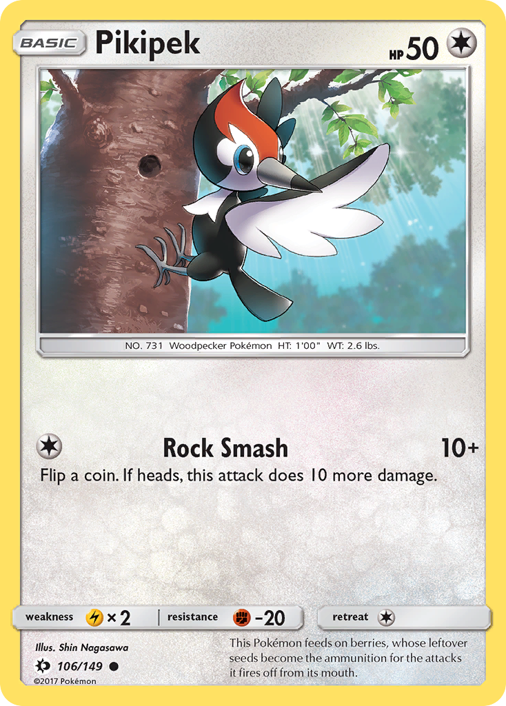 Pikipek (106/149) [Sun & Moon: Base Set] | Fandemonia Ltd