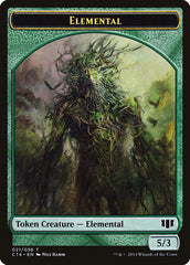 Elemental // Beast (019/036) Double-sided Token [Commander 2014 Tokens] | Fandemonia Ltd