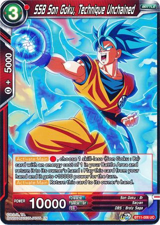 SSB Son Goku, Technique Unchained [BT11-006] | Fandemonia Ltd