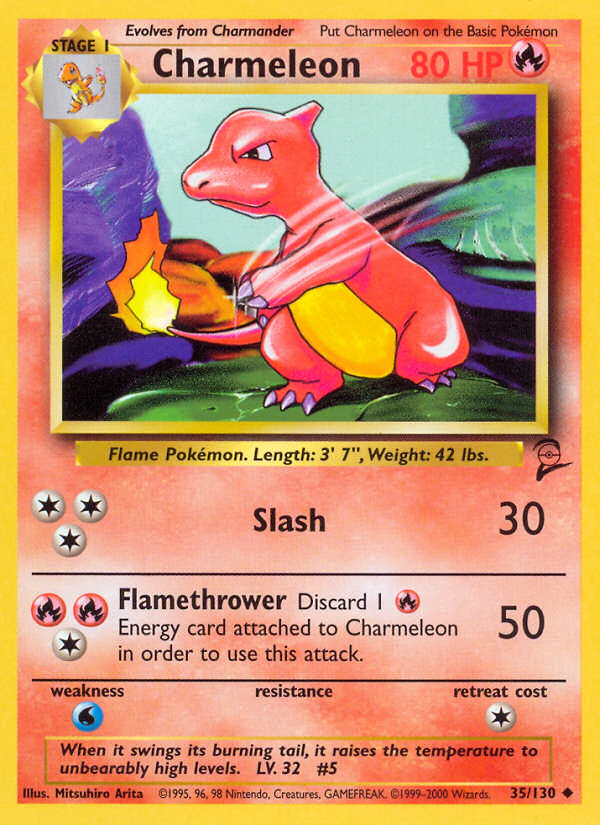 Charmeleon (35/130) [Base Set 2] | Fandemonia Ltd