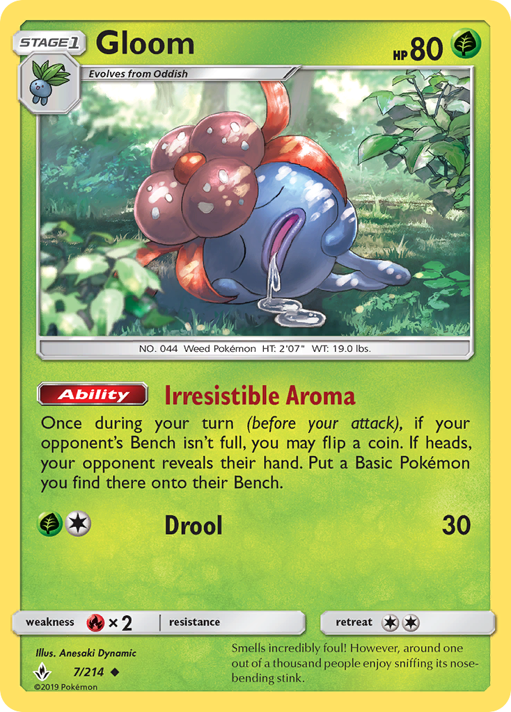 Gloom (7/214) [Sun & Moon: Unbroken Bonds] | Fandemonia Ltd