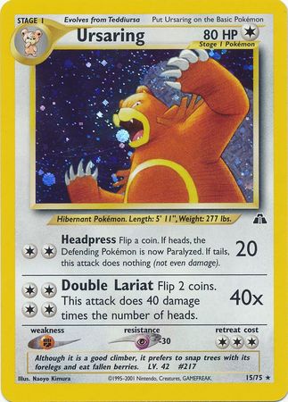 Ursaring (15/75) [Neo Discovery Unlimited] | Fandemonia Ltd