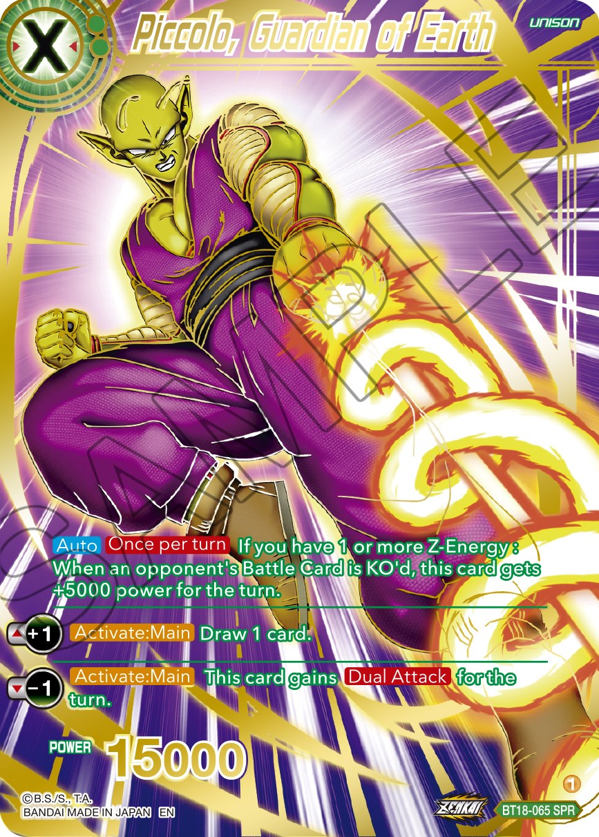 Piccolo, Guardian of Earth (SPR) (BT18-065) [Dawn of the Z-Legends] | Fandemonia Ltd