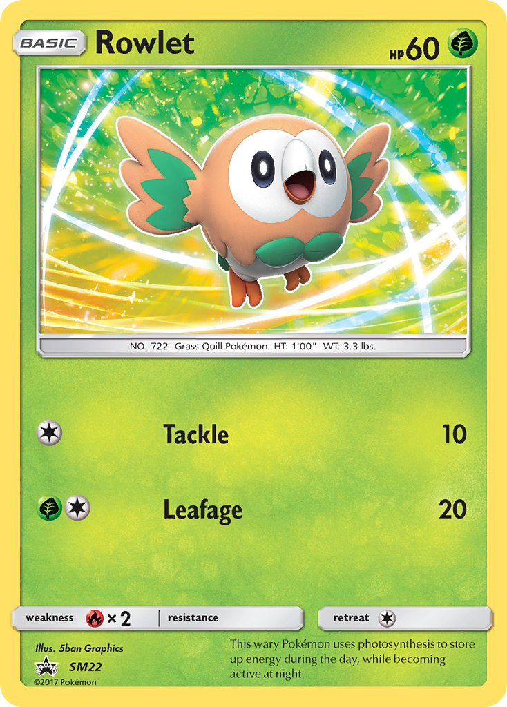 Rowlet (SM22) [Sun & Moon: Black Star Promos] | Fandemonia Ltd