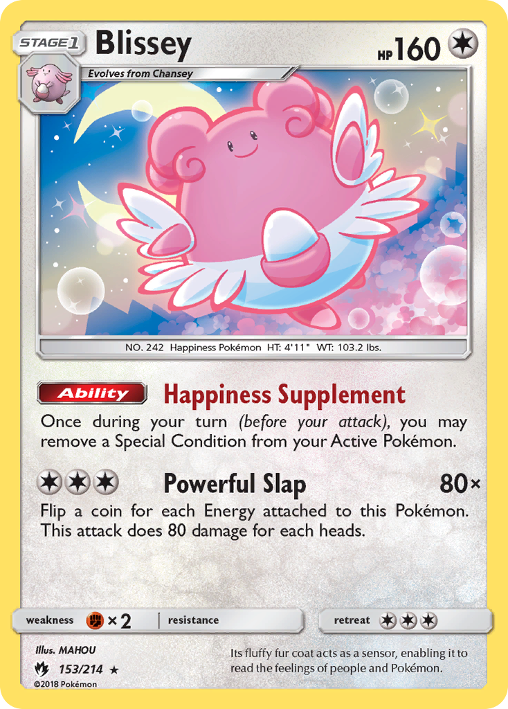 Blissey (153/214) [Sun & Moon: Lost Thunder] | Fandemonia Ltd