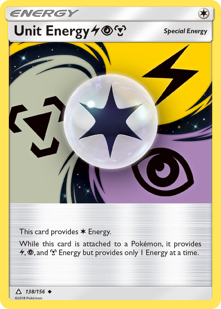 Unit Energy (138/156) (Lightning, Psychic, Metal) [Sun & Moon: Ultra Prism] | Fandemonia Ltd