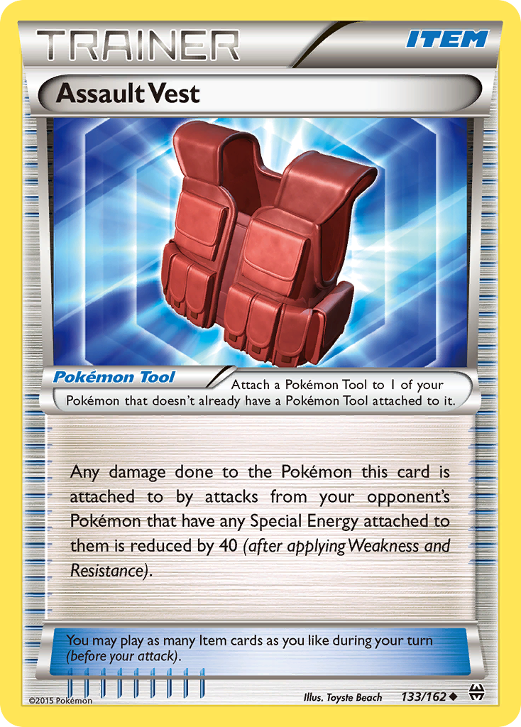 Assault Vest (133/162) [XY: BREAKthrough] | Fandemonia Ltd