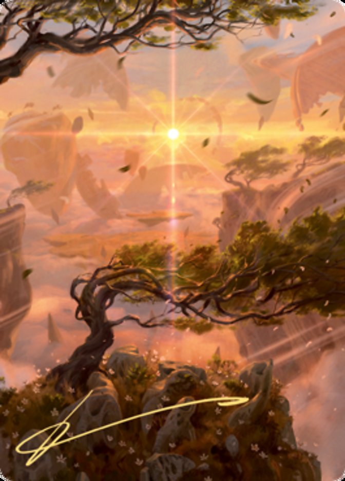 Windswept Heath Art Card (Gold-Stamped Signature) [Zendikar Rising Art Series] | Fandemonia Ltd