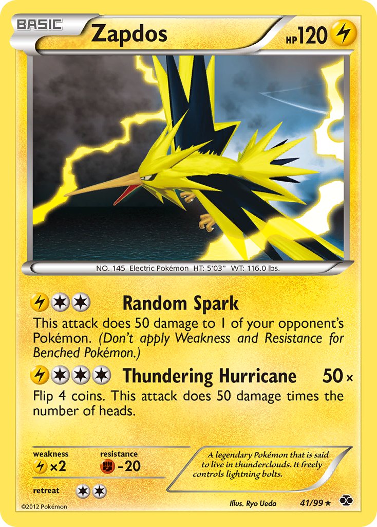 Zapdos (41/99) (Blister Exclusive) [Black & White: Next Destinies] | Fandemonia Ltd