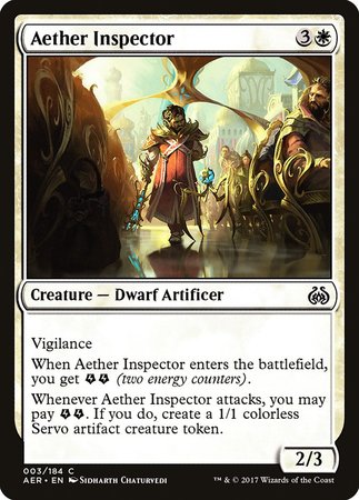 Aether Inspector [Aether Revolt] | Fandemonia Ltd