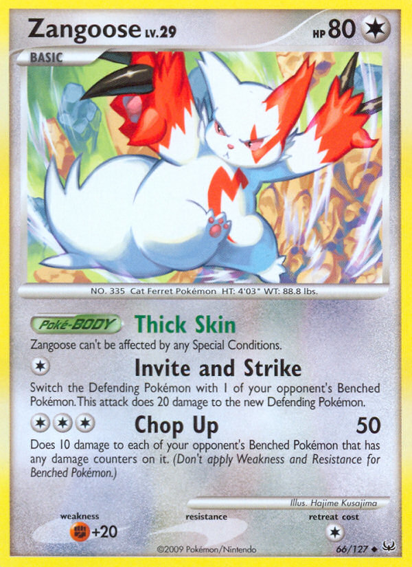 Zangoose (66/127) [Platinum: Base Set] | Fandemonia Ltd