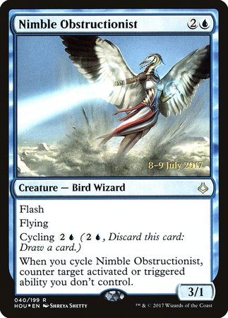 Nimble Obstructionist [Hour of Devastation Promos] | Fandemonia Ltd