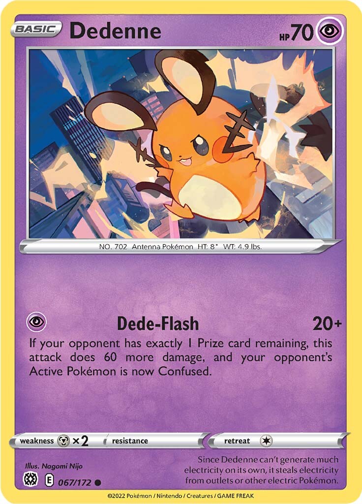 Dedenne (067/172) [Sword & Shield: Brilliant Stars] | Fandemonia Ltd