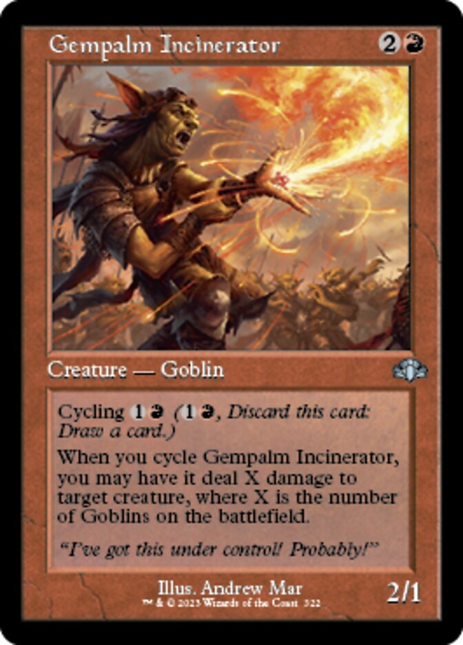 Gempalm Incinerator (Retro) [Dominaria Remastered] | Fandemonia Ltd