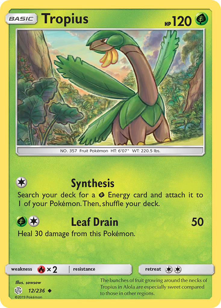 Tropius (12/236) [Sun & Moon: Cosmic Eclipse] | Fandemonia Ltd