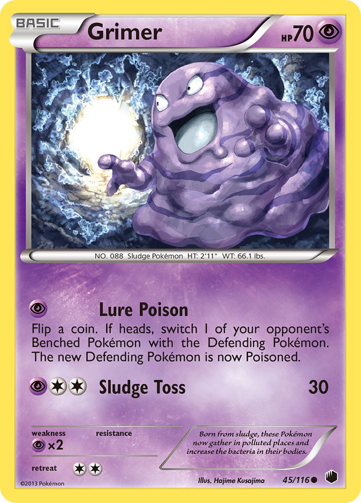 Grimer (45/116) [Black & White: Plasma Freeze] | Fandemonia Ltd