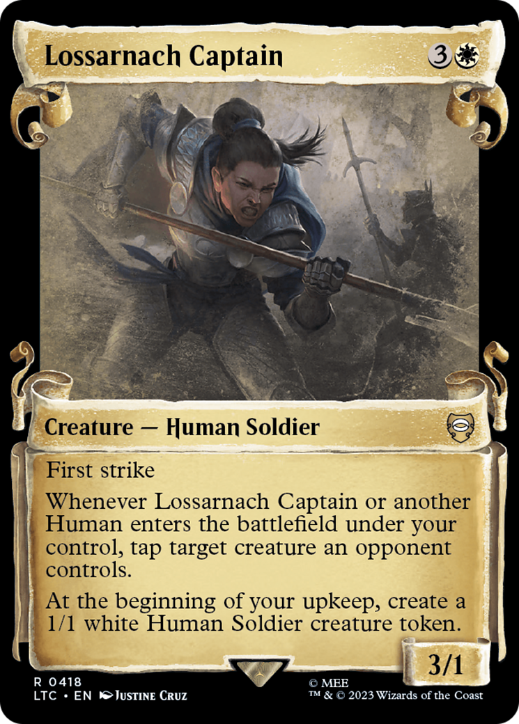 Lossarnach Captain [The Lord of the Rings: Tales of Middle-Earth Commander Showcase Scrolls] | Fandemonia Ltd