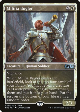 Militia Bugler [Core Set 2019 Promos] | Fandemonia Ltd