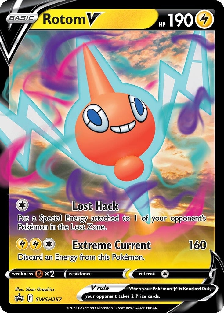 Rotom V (SWSH257) [Sword & Shield: Black Star Promos] | Fandemonia Ltd