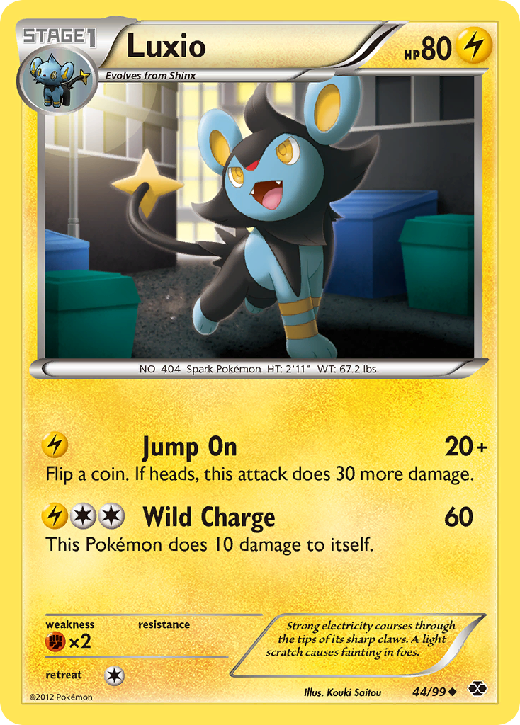 Luxio (44/99) [Black & White: Next Destinies] | Fandemonia Ltd