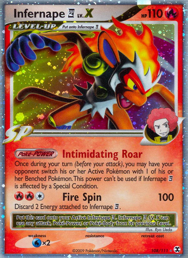 Infernape LV.X (108/111) [Platinum: Rising Rivals] | Fandemonia Ltd