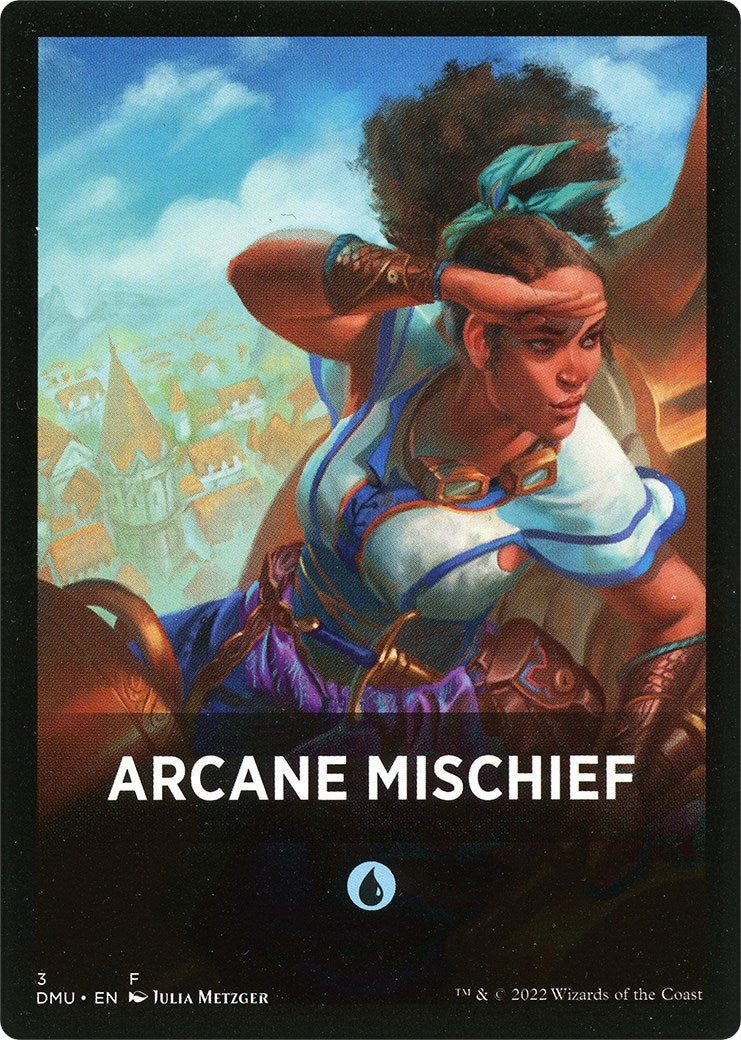 Arcane Mischief Theme Card [Dominaria United Tokens] | Fandemonia Ltd