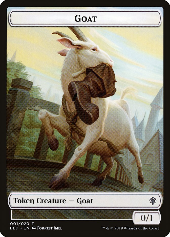 Goat [Throne of Eldraine Tokens] | Fandemonia Ltd